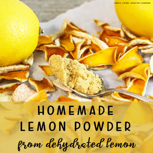 How to Dehydrate Lemon Peels & Make Lemon Powder