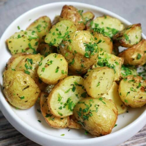 Air Fryer Roasted Baby Potatoes
