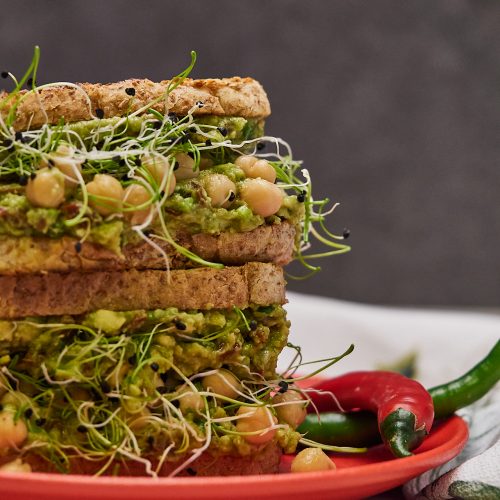 Avocado Chickpea Sandwich