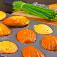 Polenta, Parmesan, Chive & Garlic Madeleines