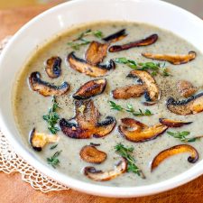 Dairy-Free Cream Of Mushroom Soup (Vegan, Paleo)