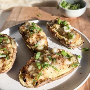 French Onion Baked Potatoes