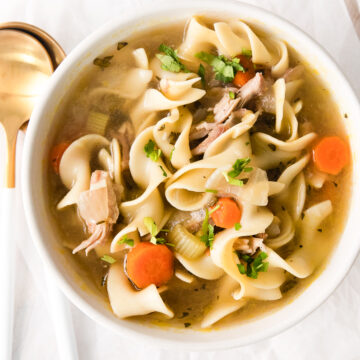 Instant Pot Turkey Noodle Soup 