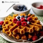 Paleo Cassava Flour Waffles