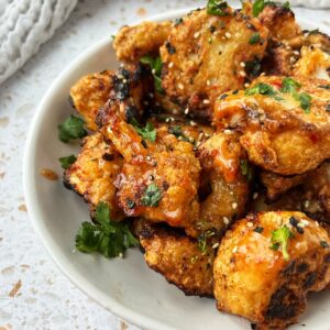 Sweet & Spicy Cauliflower wings (Vegan, gluten free)