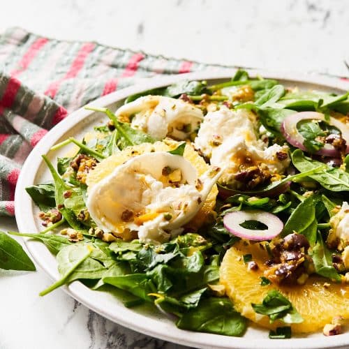Burrata Salad with Oranges and Herbs