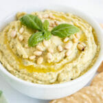 Basil Pesto Hummus