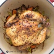 Dutch Oven Lemon-Mustard Roast Chicken