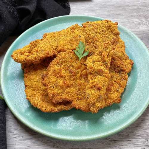 Air Fryer Crumbed Steak