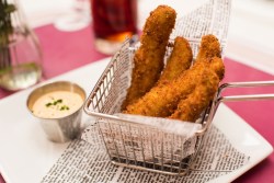 Fried Pickles from Carnation Cafe at Disneyland