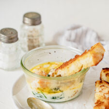 Coddled eggs