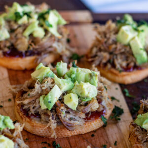 Pulled Pork Toasts