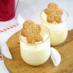 Spiked Eggnog Cocktail with Gingerbread