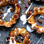 Maple Roasted Acorn Squash with Bacon
