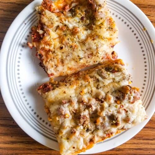 Sausage Cafeteria Pizza