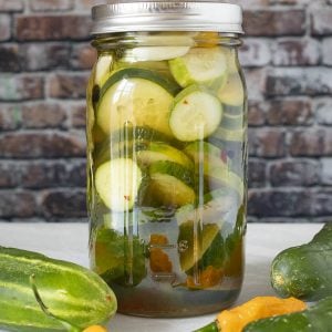 Spicy Refrigerator Pickles Recipe