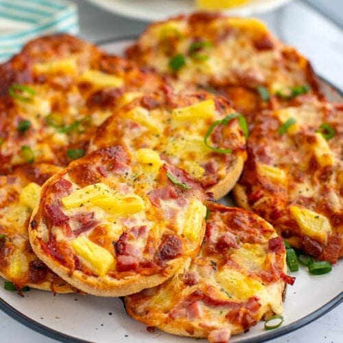 Mini Pizza With Ham & Pineapple