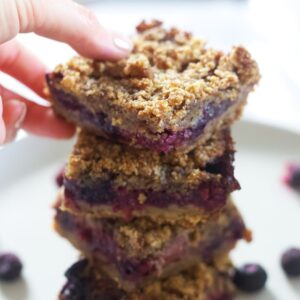 Gluten-Free and Dairy-Free Berry Crumb Bars
