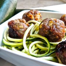 Baked Pork & Apple Meatballs