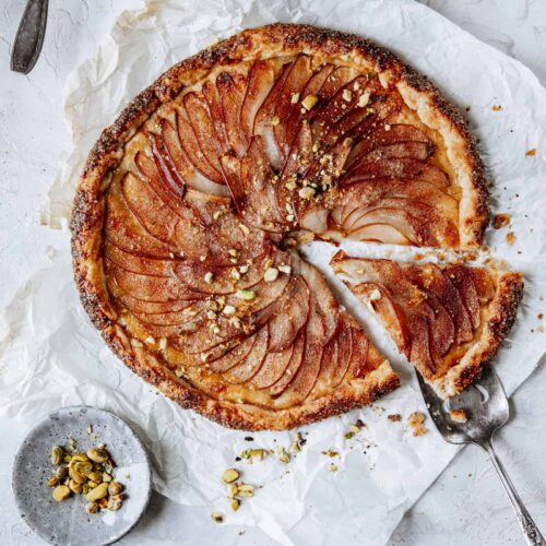 Flaky Ginger and Pear Galette