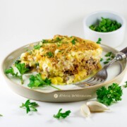 Spaghetti Squash Greek Pastitsio - Gluten and Dairy Free