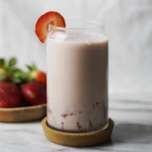 Vegan Korean Strawberry Milk
