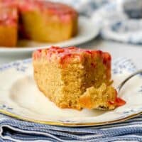 Rhubarb Upside Down Cake