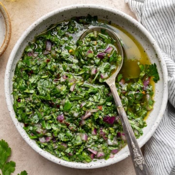 Cilantro Parsley Chimichurri Sauce