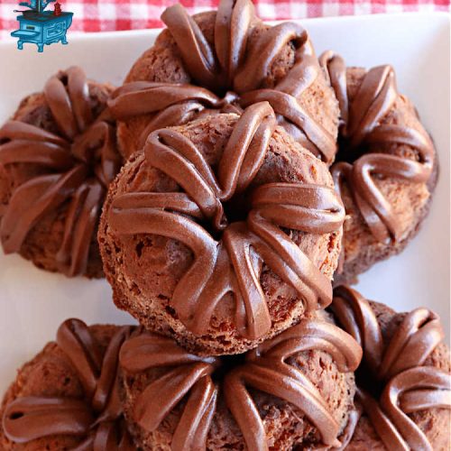 Chocolate Butter Pecan Tea Cakes