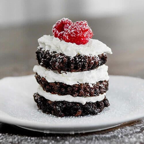 Chocolate Raspberry Torte Brownies