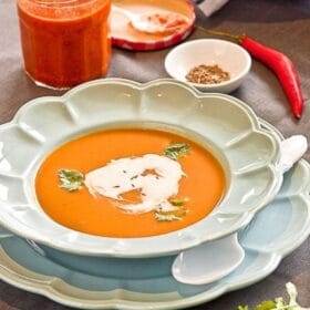 Spicy Pumpkin and White Bean Soup