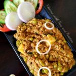 Quick recipe for Kheema/Mince with Peas and Potatoes