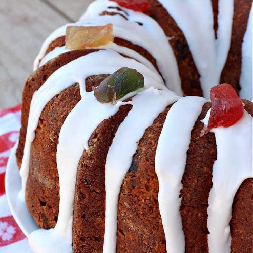 Christmas Cream Cheese Pound Cake