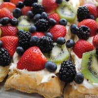Fruit Pizza with Puff Pastry