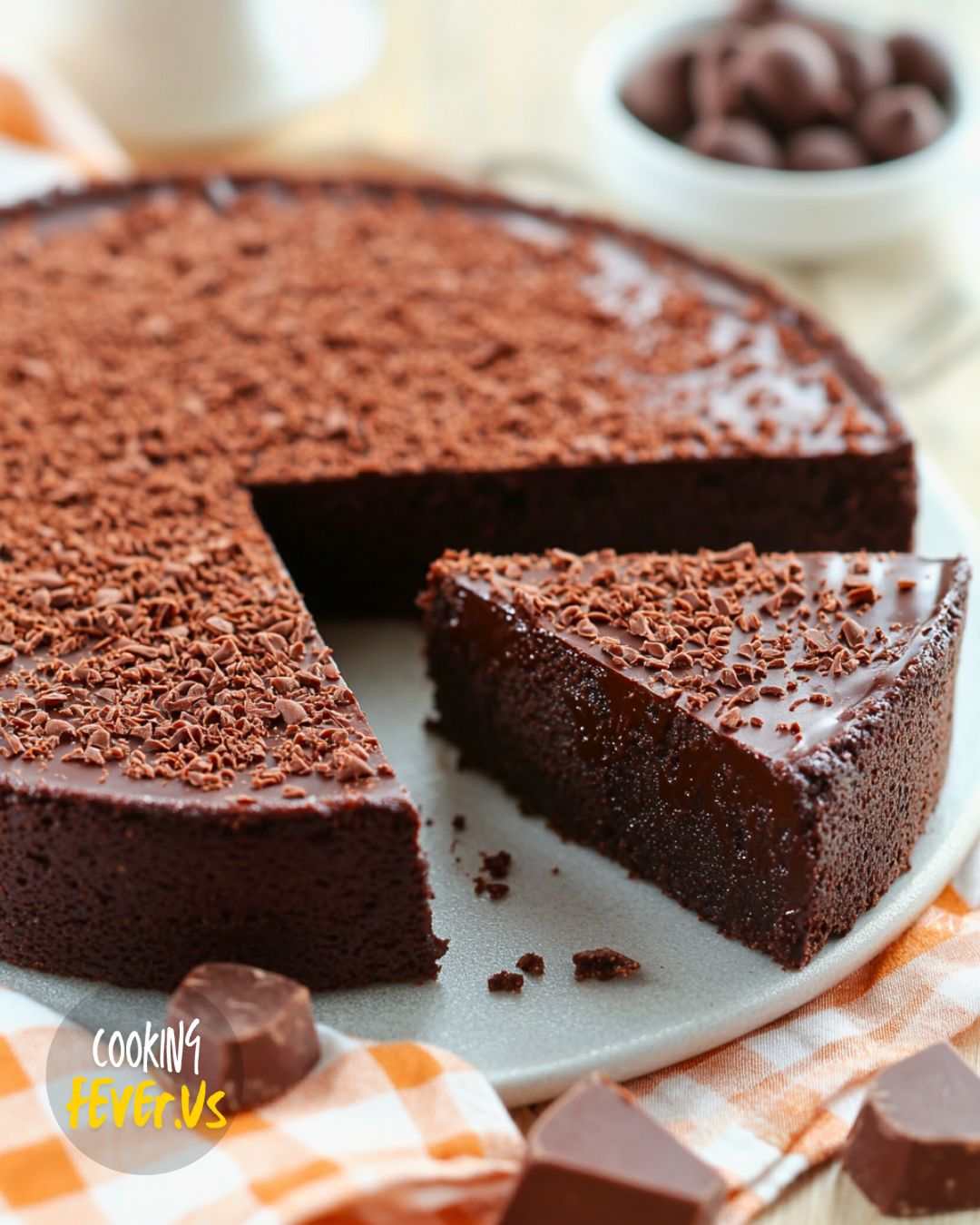 Flourless Chocolate Cake {Easy}