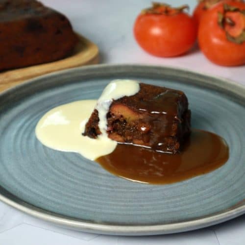 Sticky Persimmon Pudding