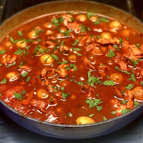 Spanish Sazon Chicken Stew
