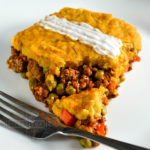 Indian Spiced Shepherd's Pie with Mashed Red Lentils