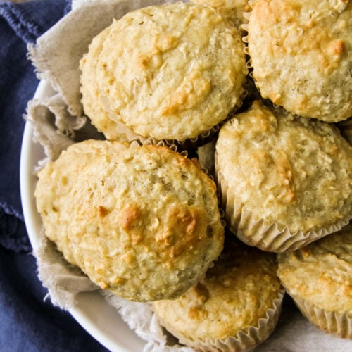 Cottage Cheese Oatmeal Muffins