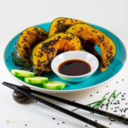 Roasted Kabocha with Black Sesame 