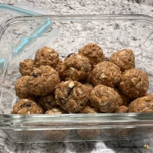 Honey, Peanut Butter & Oatmeal Balls
