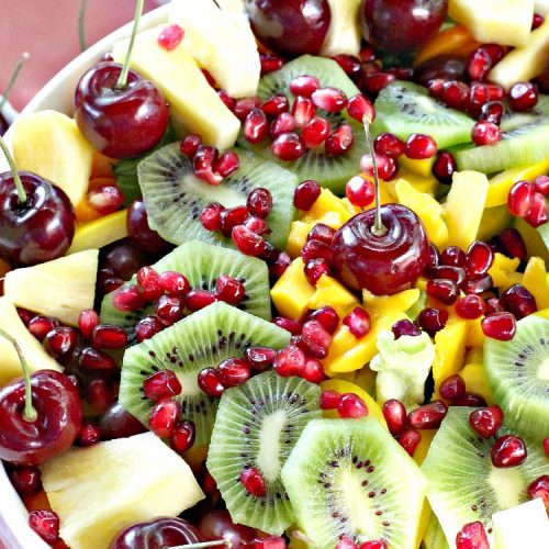 Tossed Salad with Tropical Fruit