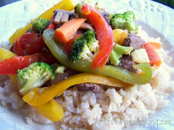 Vegetable Beef Stir Fry