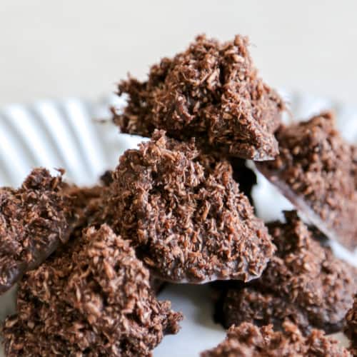 Chocolatey Keto Haystack Cookies