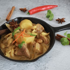 Thai Massaman curry with veal