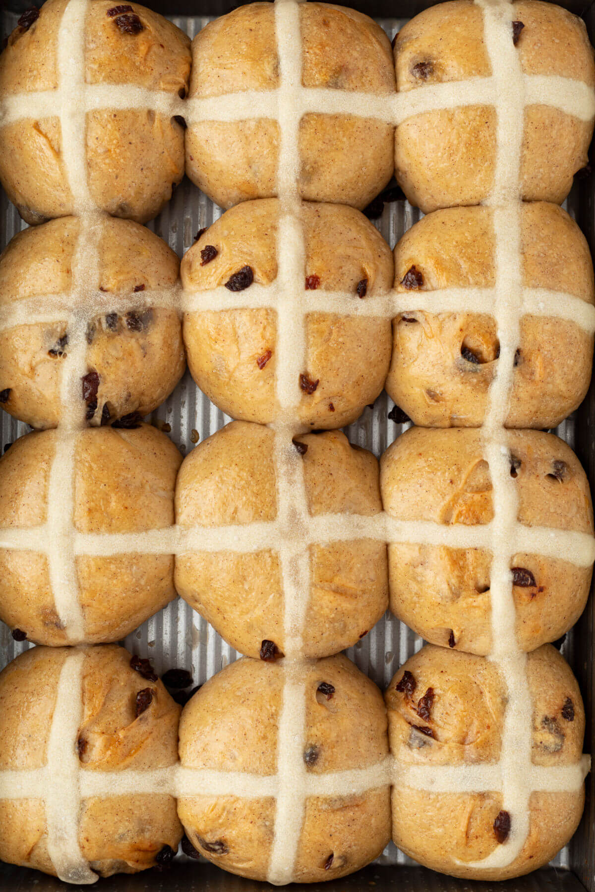 Sourdough Hot Cross Buns