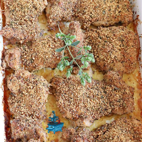 Italian Parmesan Chicken Thighs