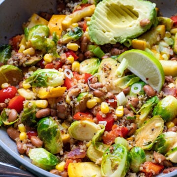 Easy One-Pot Quinoa and Bean Skillet Meal