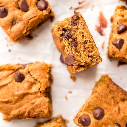 Pumpkin Blondies