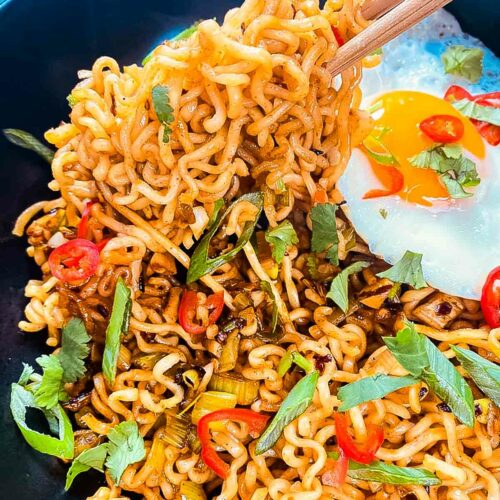 Chili Oil Ramen Noodles